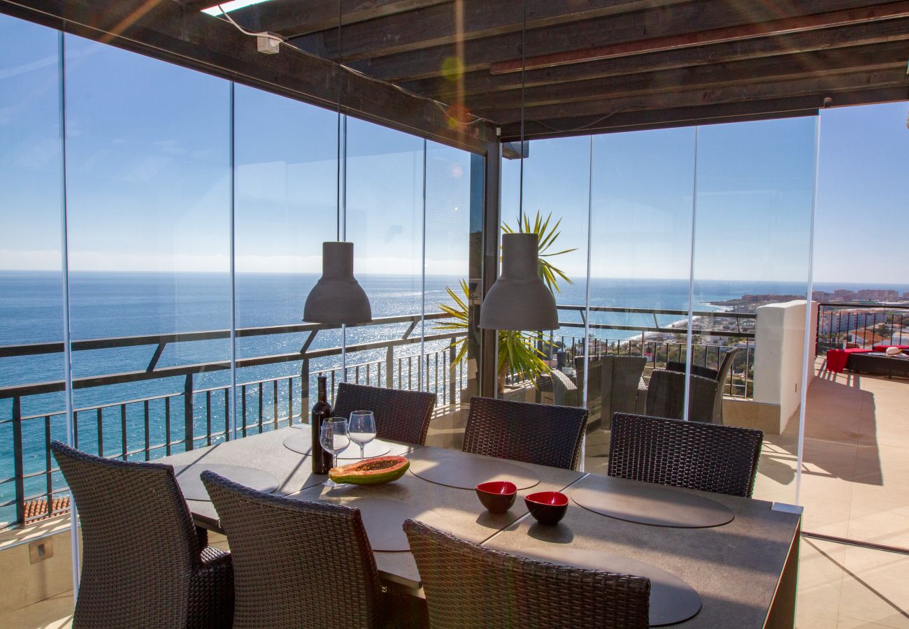 Ferienwohnung in Torrox Costa - Penthouse Calaceite Blanco - near Torrox Costa and Nerja