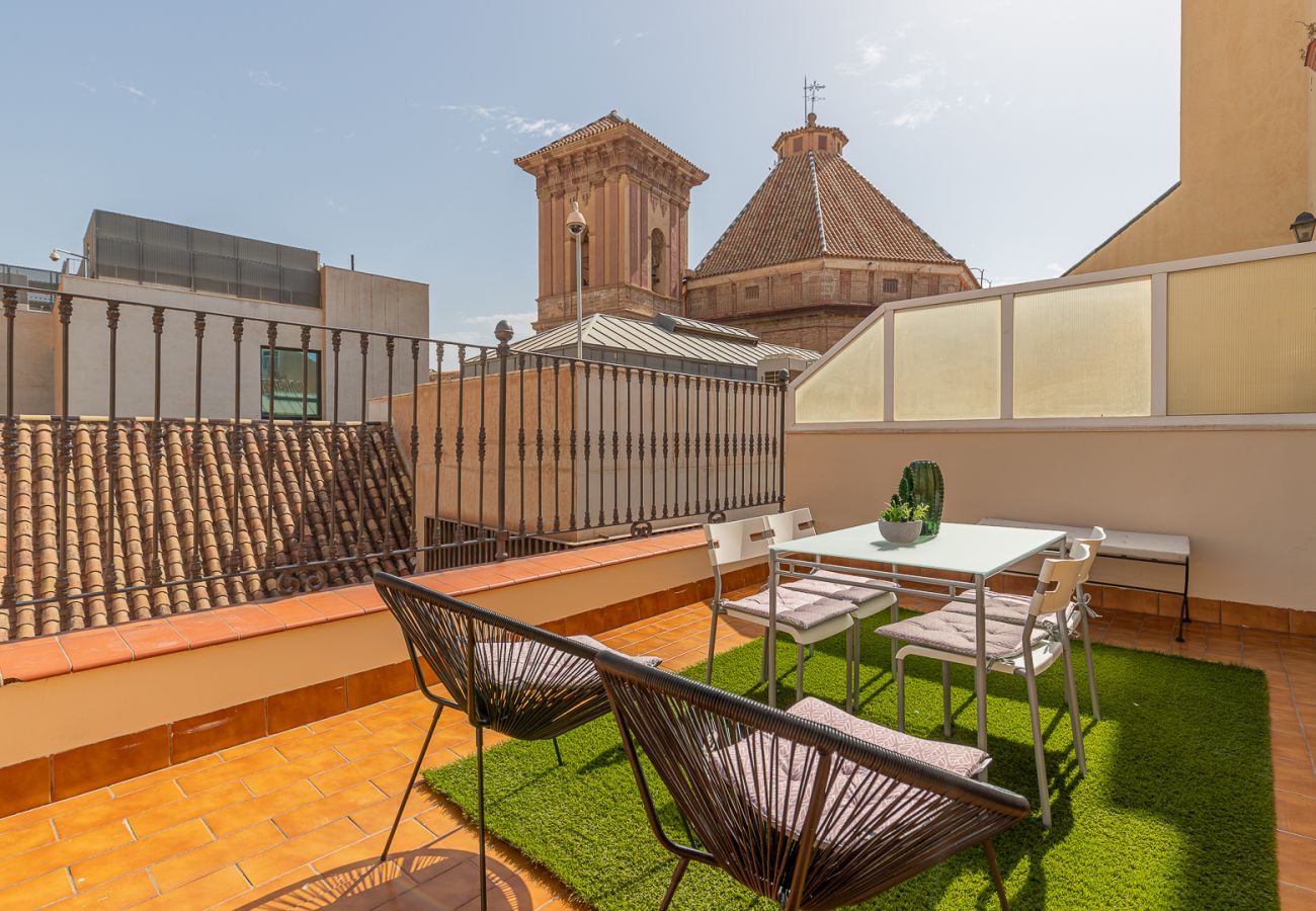 Ferienwohnung in Málaga -  Thyssen Penthouse  with terrace 3A