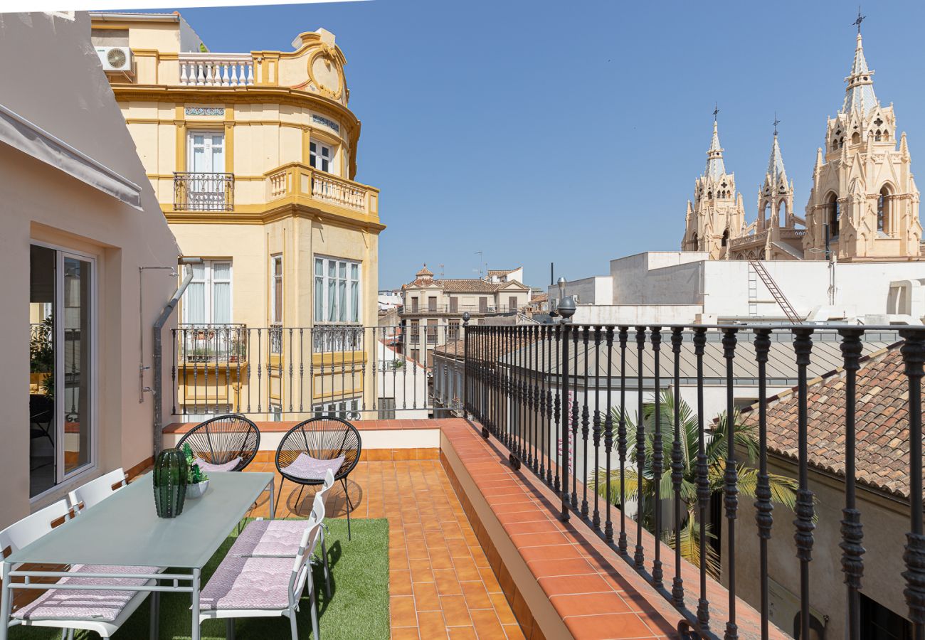 Ferienwohnung in Málaga -  Thyssen Penthouse  with terrace 3A